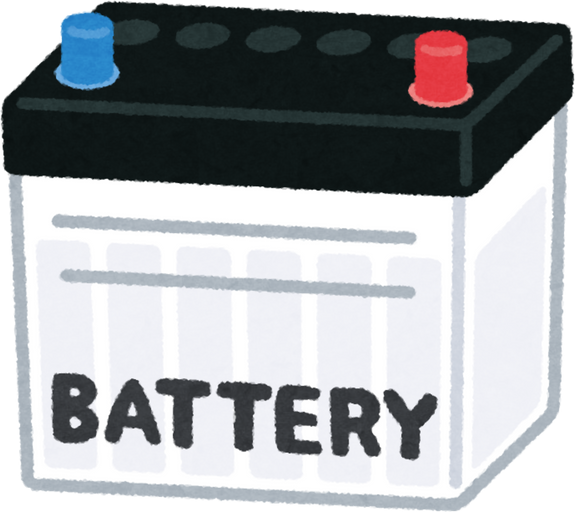 Illustration of Car Battery